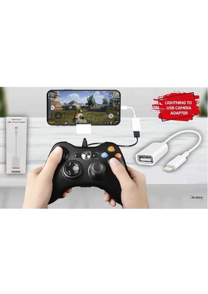 Lightning To USB Camera Adapter JH-0514 - Beyaz fiyatları