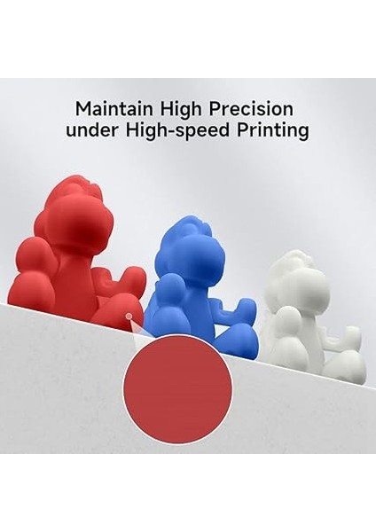 Resmi 3D Yazıcı Filamenti, Hyper Pla Yüksek Hızlı Filament, 1,75 mm 3D Baskı Filamenti, Yüksek Hızlı Baskı Için, Ölçü Hassasiyeti +/-0,02 Mm, 1 Kg/makara - Gri modelleri