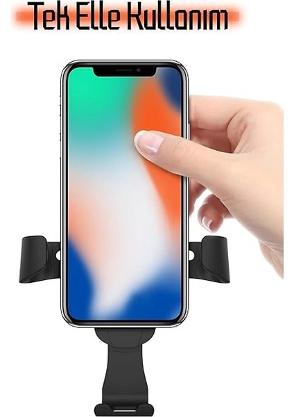 Klima Izgarasına Takılan Araç Telefon Tutucu Tek Elle Kullanım Araba Oto Telefon Standı fiyatları