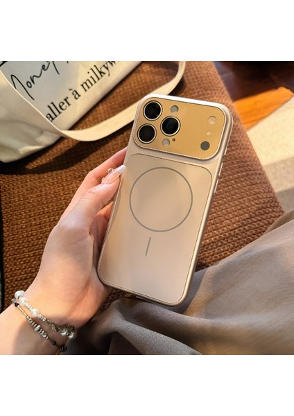 iPhone 14 Promax Uyumlu Magsafe Özellikli 17 Görünümlü Kamera Korumalı ''ag Glass'' Premium Kılıf