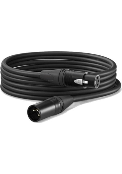 MCB-10X Kaliteli Stereo Mikrofon Kablosu Xlr + Xlr 10 Metre Siyah Renk