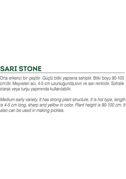 Tarım Ata Tohumu Yerli Turşuluk Acı Biber 100 Ad Tohum fiyatları