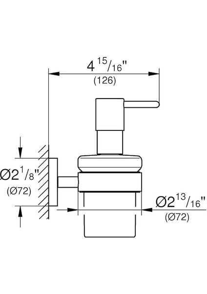 Start Quickfix Sıvı Sabunluk | Duş / Banyo Aksesuarları | Krom | 41195000 fırsatları