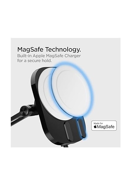 Magfit Dashboard Araç Içi Telefon Tutucu + Manyetik Kablosuz Şarj Cihazı iPhone Için Magsafe Özellikli Onetap Pro 3 ITM35W - ACP03695 fırsatları