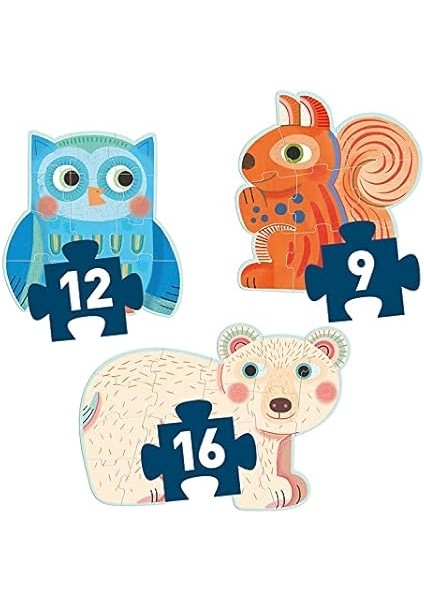 Ilerleyen Puzzle / In The Forest - 9, 12, 16 Pcs fiyatları