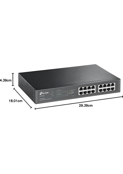 TL-SG1016PE, 16-Port Gigabit Easy Smart Switch With 8-Port Poe+ fırsatları