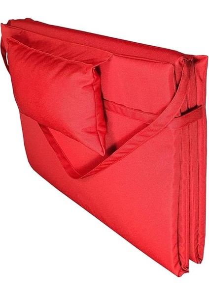 Taşınabilir Katlanır Çanta Şezlong Minderi, Yastıklı Minder (Kırmızı) fiyatları