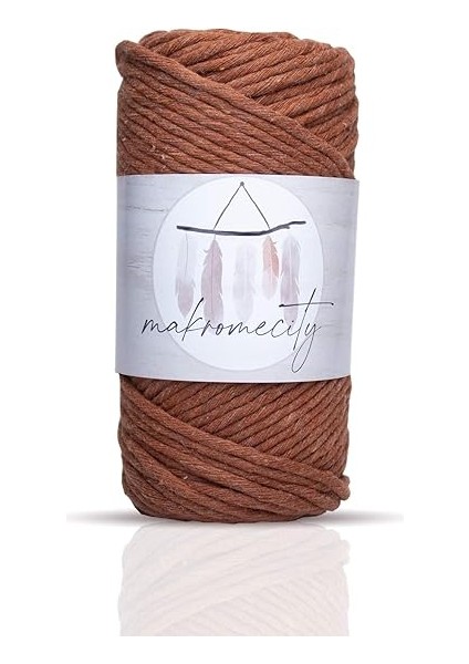 Makrome Ipi 3mm Tek Büküm Makrame Taranabilir Ip 4lü Set Ekru Hardal Kiremit Sütlü Kahve fırsatları