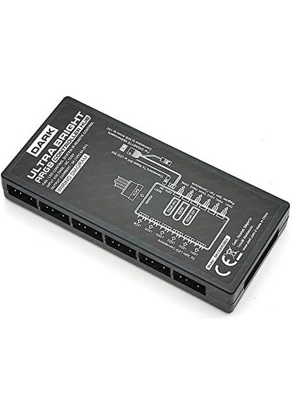 Argb Hub 6 Fan Takılabilir 3+3pin, Anakart Kontrollü, Sata Güç Bağlantı (Dkckhubargb)