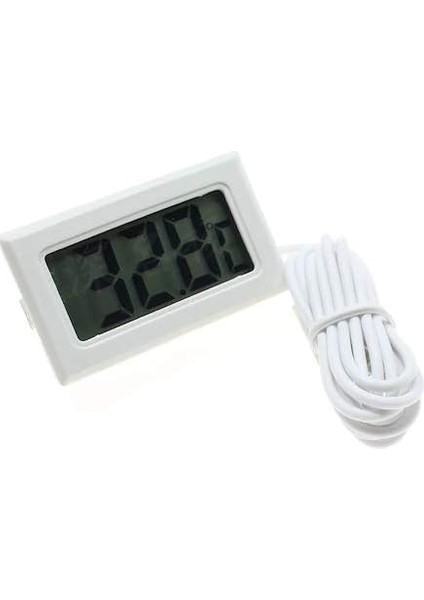 Problu Dijital Termometre LCD Mutfak Kuluçka Iç Dış Mekan Kuluçka