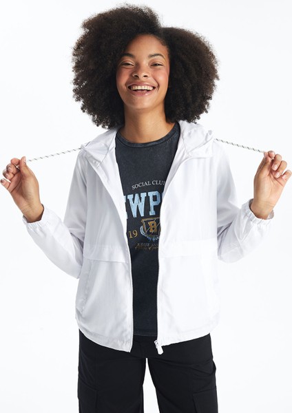 Yeni Sezon Kapüşonlu Düz Oversize Kadın Yağmurluk