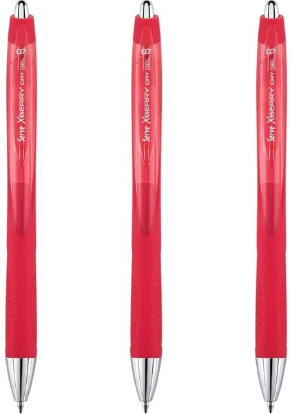 Xberry Jel Kalem 07MM Yuvarlak Uc Krm 02 3lu Set