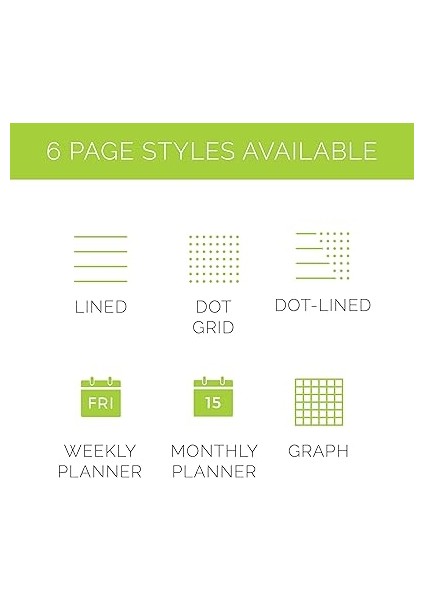 Orbit Executive Page Pack Akıllı Tekrar Kullanılabilir Not Defteri – Çizgili modelleri