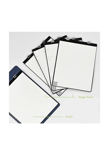 Orbit Executive Page Pack Akıllı Tekrar Kullanılabilir Not Defteri – Çizgili indirimleri