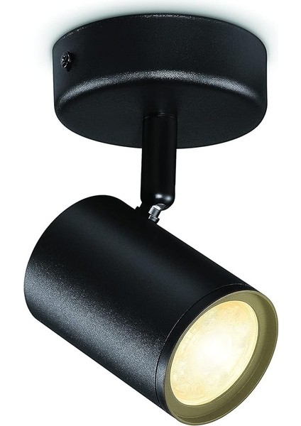 Imageo 1'li Spot Ayarlanabilir Beyaz, Tavan Lambası, Kısılabilir, Sıcak Ila Soğuk Beyaz, Wi-Fi Üzerinden Uygulama/ses ile Akıllı Kontrol, Siyah fiyatları