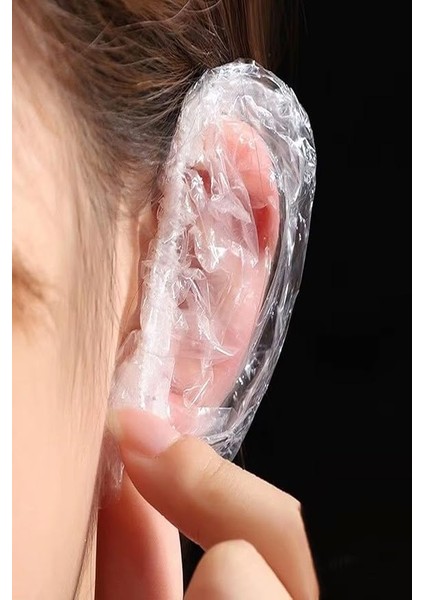 Su Toz Geçirmez Duş Kuaför Vb. Işler Için Kulak Koruyucu Lastikli Ayarlanabilir Kulak Bonesi