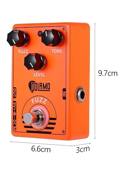 Gitar Için True Bypass ile Dolamo D-2 Fuzz Gitar Efekt Pedalı fırsatları