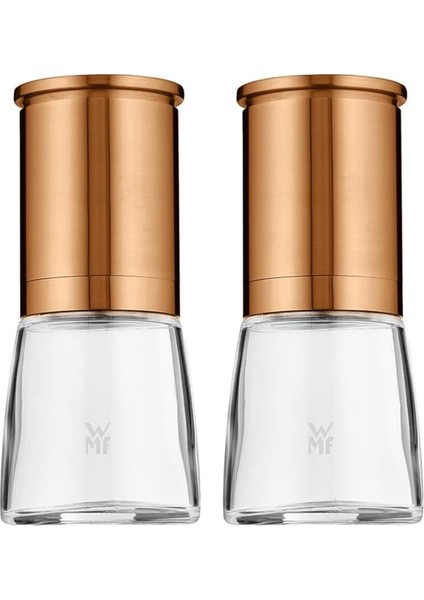 De Luxe Çelik Bakır Baharat Değirmeni Seti