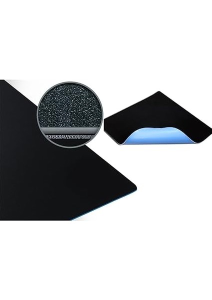 LN-53147 Siyah Mavi Taban Suya Dayanıklı 30CM x 70CM Ofis + Gaming Kayma Yapmayan, Titreme Yapmayan Mouse Pad (Large) fırsatları