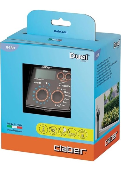 8488 Dual Select, 2 Çıkışlı Otomatik Tımer, 98 Programlı, Sulama Zamanlayıcısı fırsatları