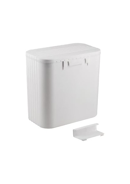 Mutfak Tezgah Üstü ve Dolap Askılı Çöp Kovası 15 Lt Beyaz (NKS158-2) fırsatları