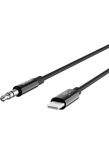 0,9 M Lightning Konnektörlü 3,5 mm Ses Kablosu (Iphone Aux Adaptör/ iPhone 13/13 Mini, 13 PRO/13PRO Max, 12, 11, Xs, Xr, x ve Daha Fazlası Için Mfi Sertifikalı Lightning-Aux Kablosu) Siyah fiyatları