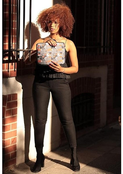 Moserini iPad 9.nesil A2602 A2604 A2603 A2605 10.2inç Smart Slim Desenli Tablet Çantası (Catlantis) modelleri