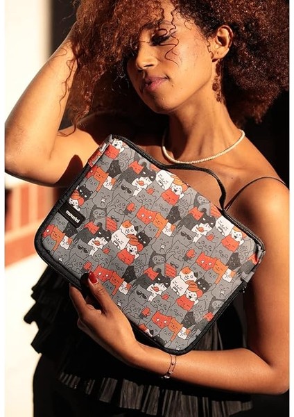 Moserini iPad 9.nesil A2602 A2604 A2603 A2605 10.2inç Smart Slim Desenli Tablet Çantası (Catlantis) fırsatları