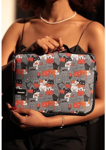 Moserini iPad 9.nesil A2602 A2604 A2603 A2605 10.2inç Smart Slim Desenli Tablet Çantası (Catlantis) indirimleri