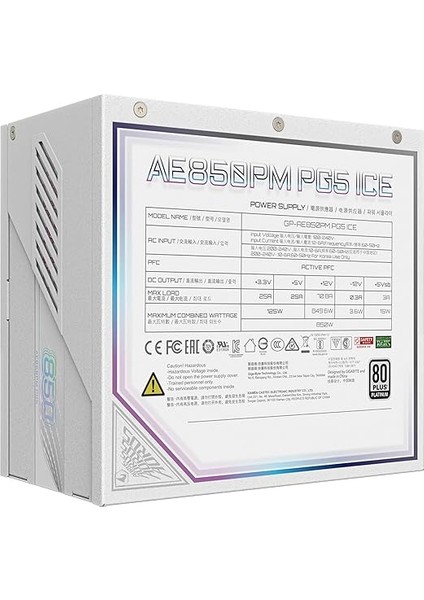 Psu Modüler 850W 80+Platınıum GP-AE850PM Pg5 Ice 120MM Fan modelleri