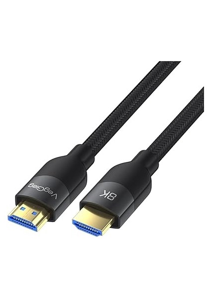 Premium 8k 60Hz 4K 120Hz Hdcp Arc Hdr Örgülü HDMI 2.1 Kablo 3 Metre fiyatları