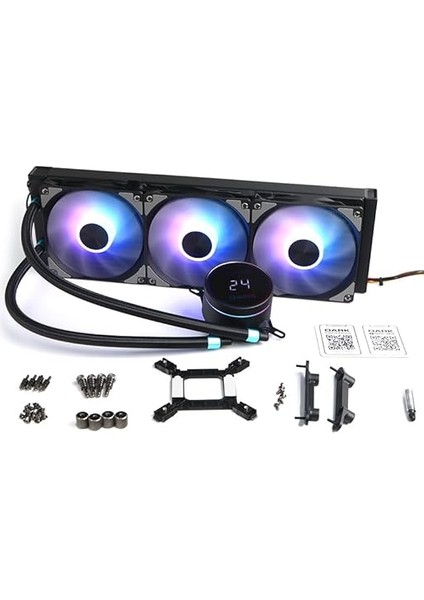 Freezer W362 2025 Edition 360MM 3X12CM Argb LED Fan + Sıcaklık Göstergeli Pompalı, 300W Tdp, LGA1700 - Am5 Uyumlu Sıvı Soğutma Sistemi (DKCCW362) indirimleri