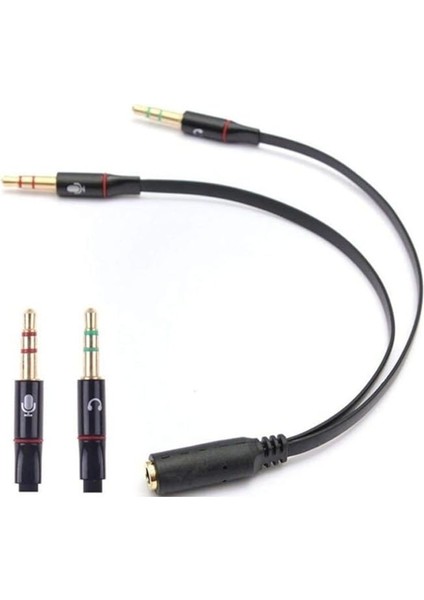 4457 Kulaklık Mikrofon Çevirici Ayırıcı Dönüştürücü Çoklayıcı Adaptör modelleri