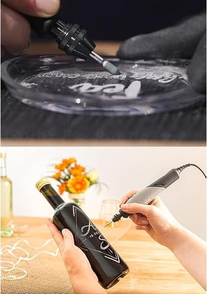 Cam Gravür Seti 8 Parça (Çok Amaçlı Alet Için) fırsatları