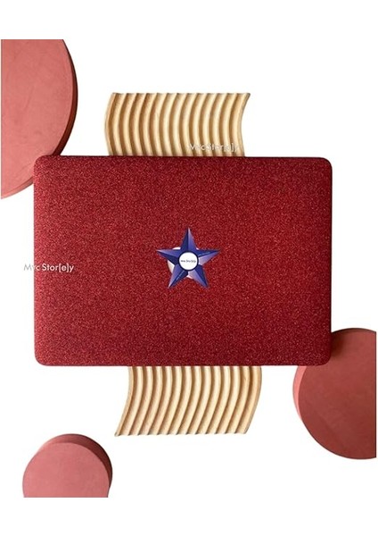 Macbook Kılıf Kapak Simli Kılıf Mac Pro 13INÇ M1-M2, A2338 A2289 A2251 A2159 A1706 A1708 A1989 ile Uyumlu G1505 Bordo fırsatları