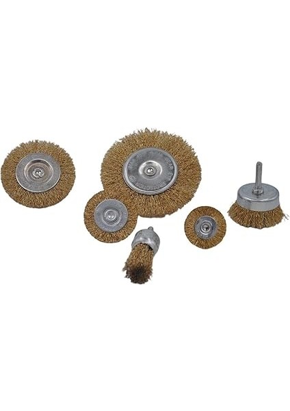 6'lı Pimli Tel Fırça Seti Pas Yağ Kir Boya Yapışkan Çözücü fiyatları