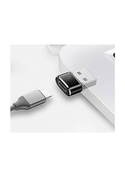 2944 USB 3.0 To Type-C Şarj Data Çevirici Dönüştürücü Adaptör - Dişi Usb'den Type-C Soketine Çevirir - Iki Ucu Type-C Olan Kablo Ile Standart USB Üzerinden Şarj Edilir (1) indirimleri