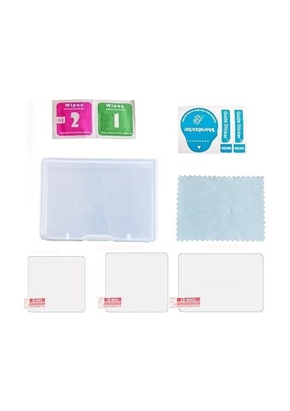 Hero 9 Temperli Cam Ekran Koruyucu, Gopro Hero 9, 10, 11, 12 Black ile Uyumlu modelleri