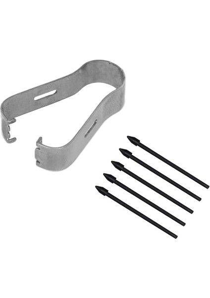 Tab S6/s7/s7+/s6 LITE/NOTE10/NOTE 5G/NOTE10+/NOTE10+ 5G/NOTE20 Için 5 Adet Yedek Dokunmatik Kalem Uçları S Kalem Uçları, Kaldırma Cımbızlı (Siyah)