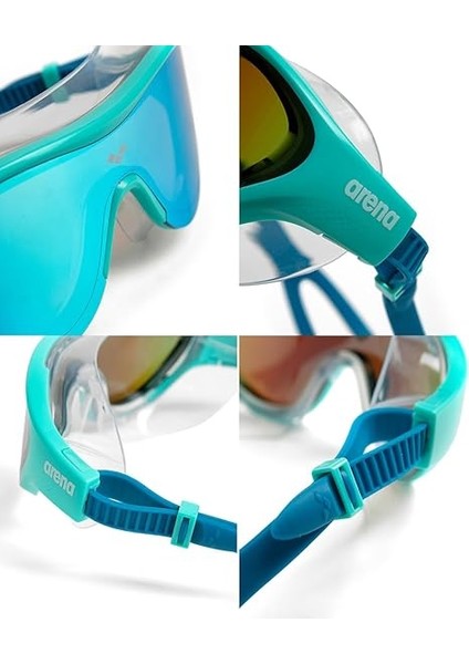 One Mask Mirror Unisex Mavi Yüzücü Gözlüğü 004308107 modelleri