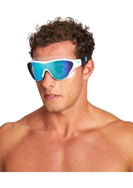 One Mask Mirror Unisex Mavi Yüzücü Gözlüğü 004308107 indirimleri