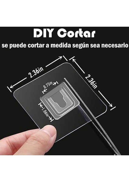 Sets Sihirli Kanca Çıft Taraflı Çok Amaçlı Kancalar Kendinden Yapışkanlı Şeffaf Su Geçırmez ve Yağ Geçırmez. Mutfak Banyo Oturma Odası Içın Delme Yok Çıkarılabilir Max 10KG fiyatları