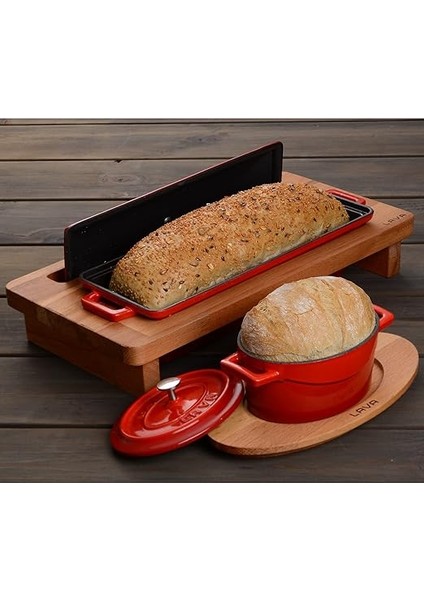 Döküm Ekmek Kabı/terrine, 11X29 Cm, Turuncu fiyatları