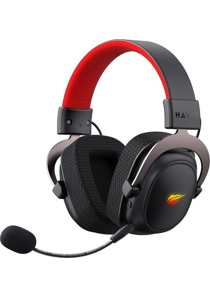 Gamenote H2002BG Kablosuz Gaming Kulaklık, 7.1 Surround Ses, 3 Modlu Bağlantı, Mikrofonlu, Rgb