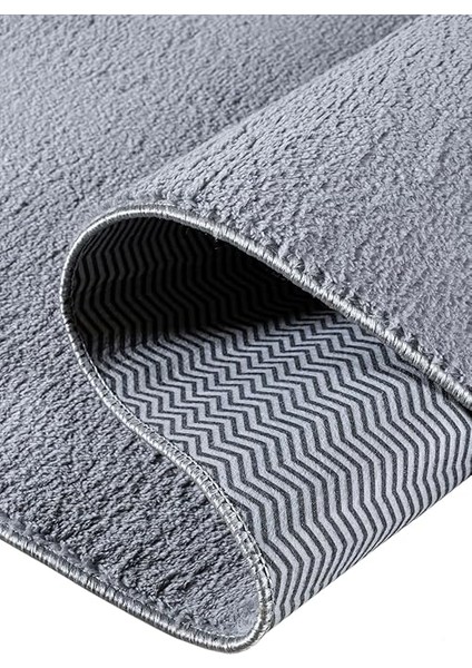 Home Gri Peluş Banyo Paspası | Kaymaz Tabanlı, Yumuşak Doku | Makinede Yıkanabilir | 4 Farklı Ölçü Seçeneği (40X60 Cm) fiyatları