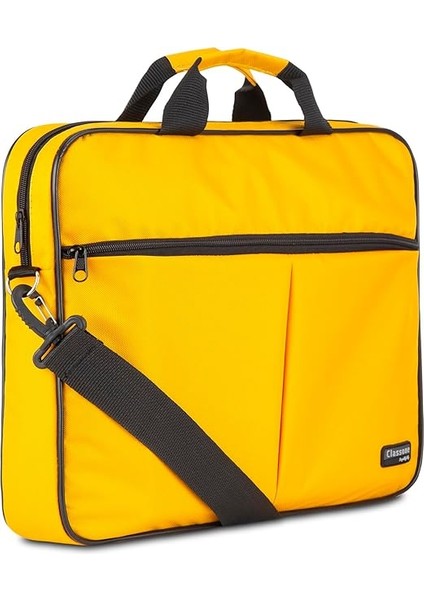 WTX308 Wtxpro Serisi 15.6 Inch Uyumlu Su Geçirmez Kumaş Macbook, Laptop, Notebook El Çantası- Sarı indirimleri