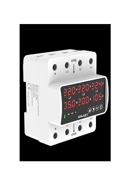 Energy D380 Profesyonel Trifaze Kontrol Cihazı Yüksek-Alçak Voltaj Akım Koruyucu (Konut Işyeri Fabrikalar) indirimleri