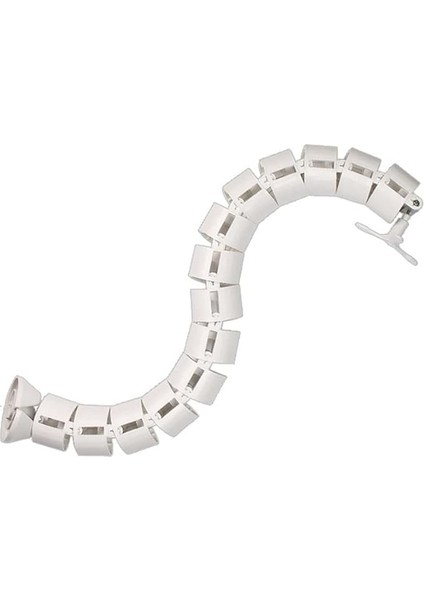 Kablo Düzenleyici Masa Altı Omurga Kablo Kanalı Beyaz