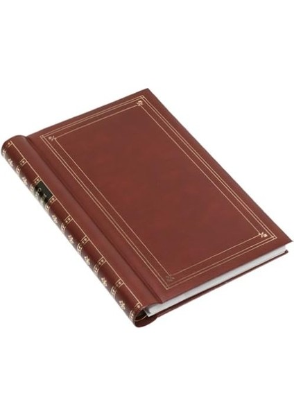 Bound Fotoğraf Albümü 300 Çift Yönlü Not Cepleri 4x6 Fotoğraf Tutar, Bordo modelleri