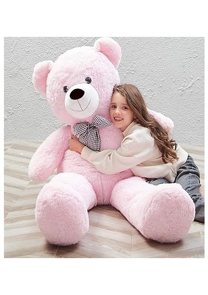 cm Papyonlu Peluş Ayı-Dev Boy-Sevgiliye Özel Hediye - Yerli (Pembe) indirimleri